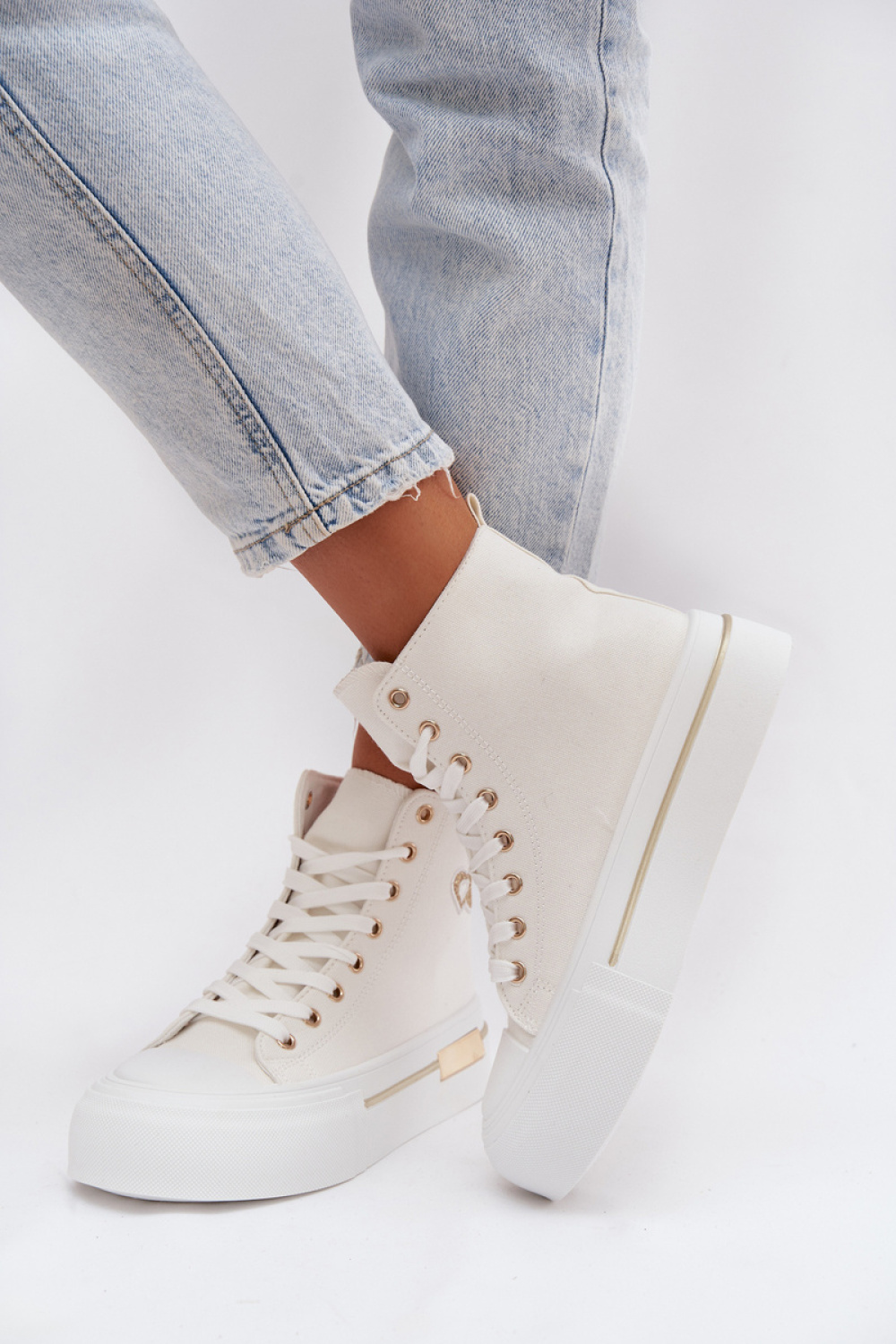 Trampki Model Meloria A88-211 White - Step in style - obrazek 3