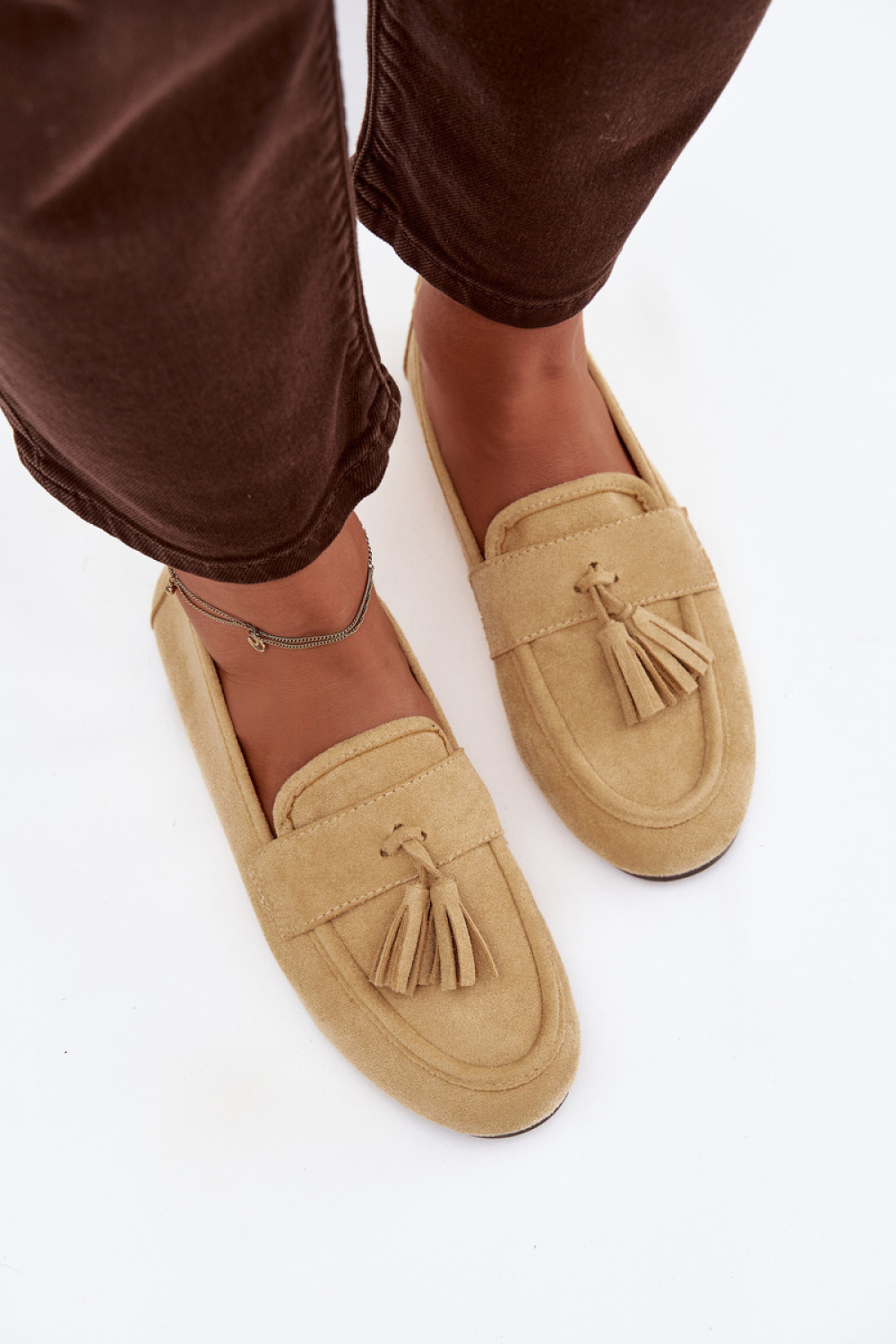 Mokasyny Model Marilisse G504 Yellow - Step in style - obrazek 3