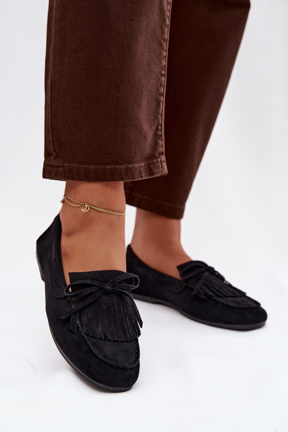 Mokasyny Model Janelisse QQ-274 Black - Step in style