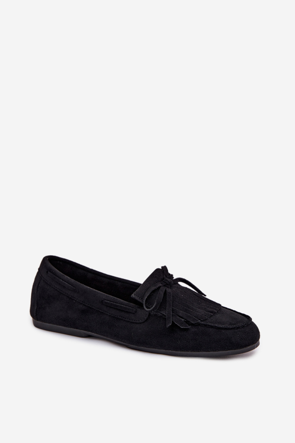 Mokasyny Model Janelisse QQ-274 Black - Step in style - obrazek 2
