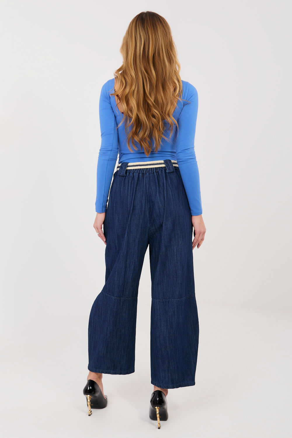 Spodnie Jeansy Damskie Model IT-SP-FL9929.17P Navy - Rue Paris - obrazek 3