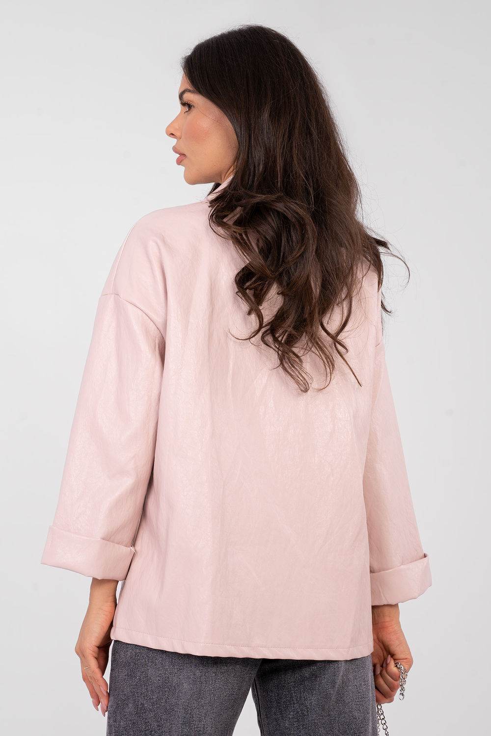 Marynarka Model IT-MA-FL10061.51 Light Pink - Rue Paris - obrazek 3