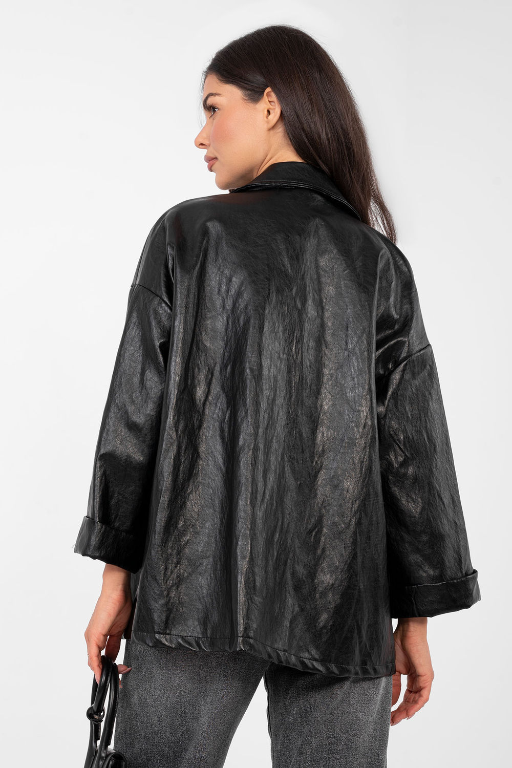 Marynarka Model IT-MA-FL10061.51 Black - Rue Paris - obrazek 3