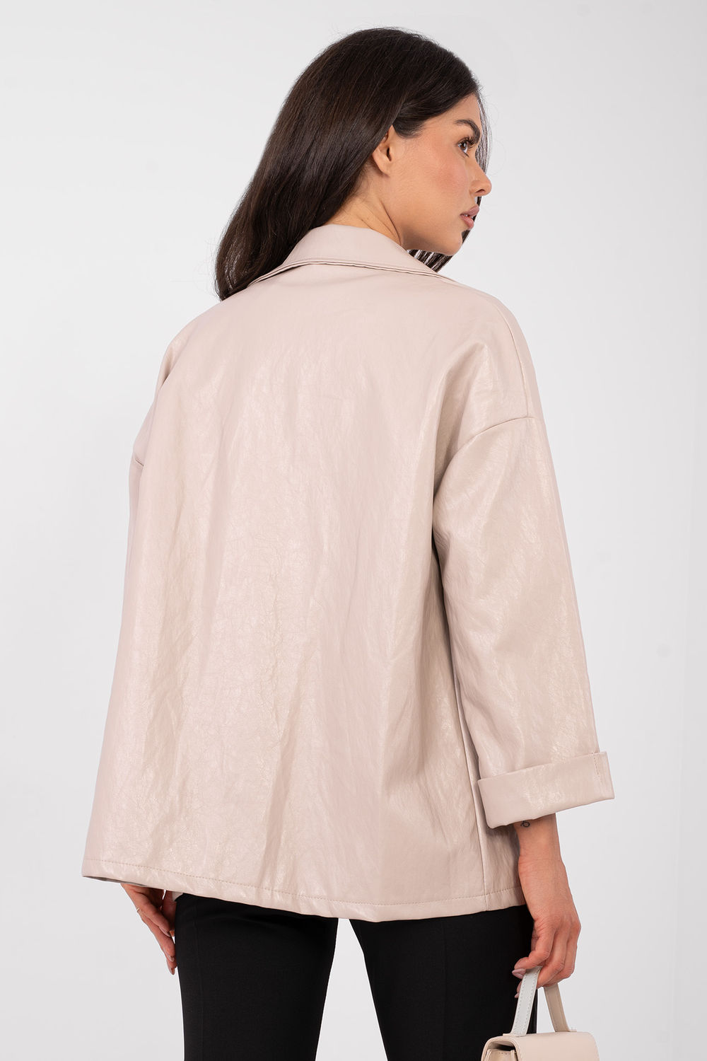 Marynarka Model IT-MA-FL10061.51 Beige - Rue Paris - obrazek 3