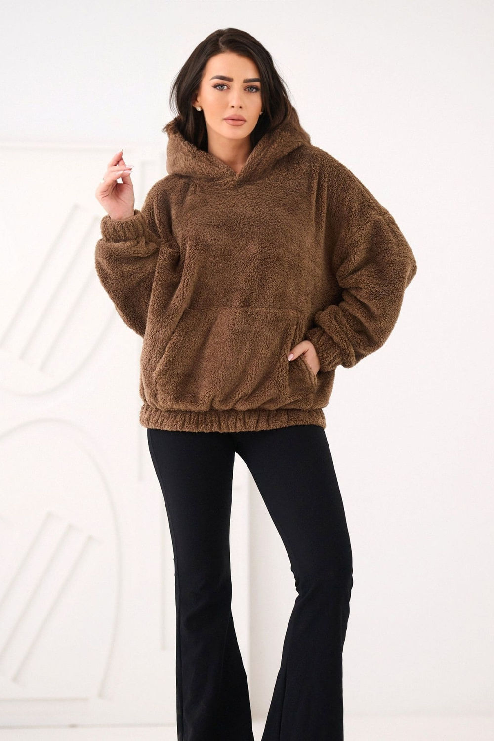 Bluza Damska Model CS-BL-BT1029.97P Dark Beige - Factory Price - obrazek 2