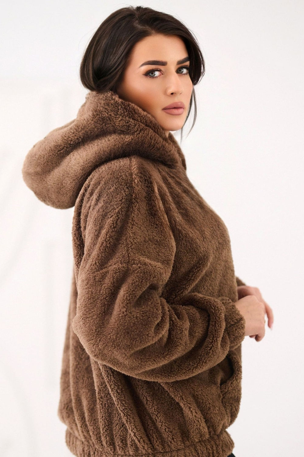 Bluza Damska Model CS-BL-BT1029.97P Dark Beige - Factory Price - obrazek 4