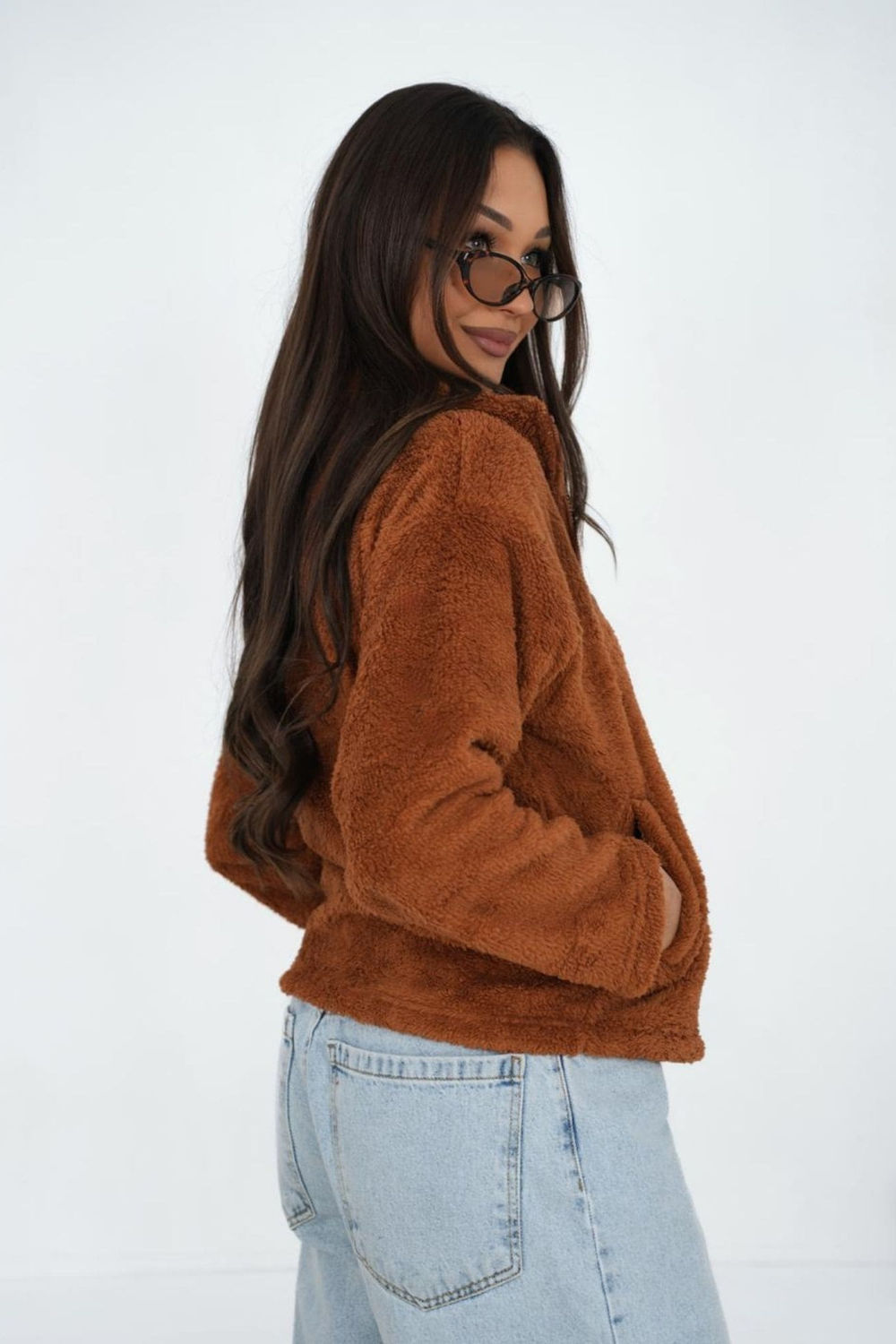 Bluza Damska Model CS-BL-BT1033.09 Light Brown - Factory Price - obrazek 3