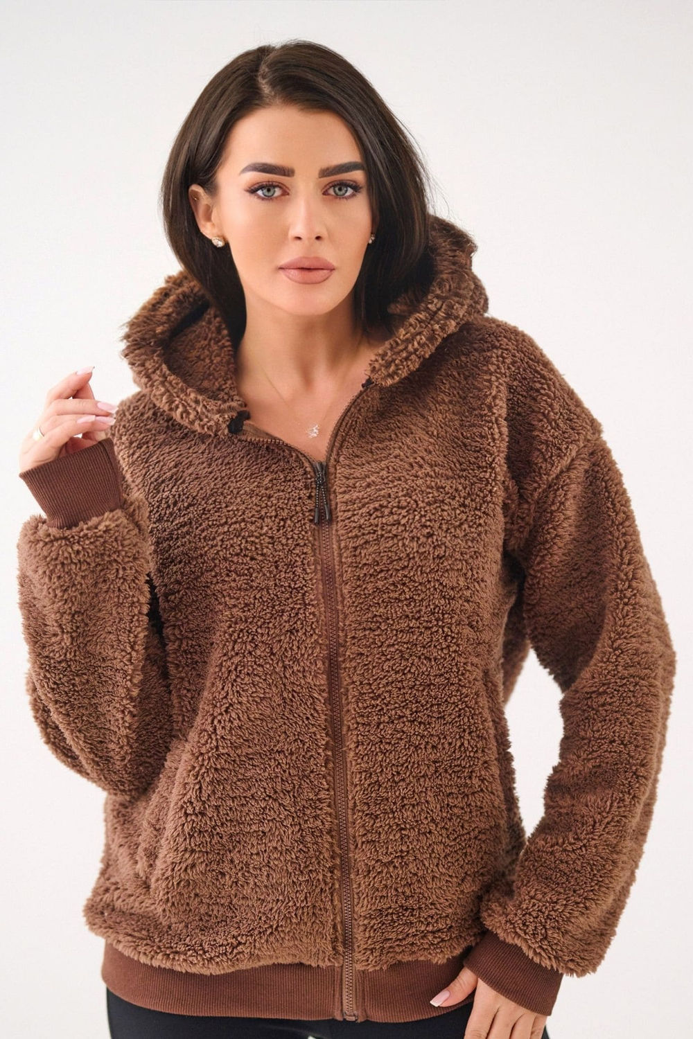 Bluza Damska Model CS-BL-BT1032.98P Brown - Factory Price