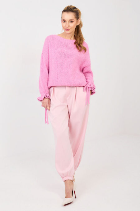 Spodnie Dresowe Model IT-SP-9995.16P Light Pink - Italy Moda