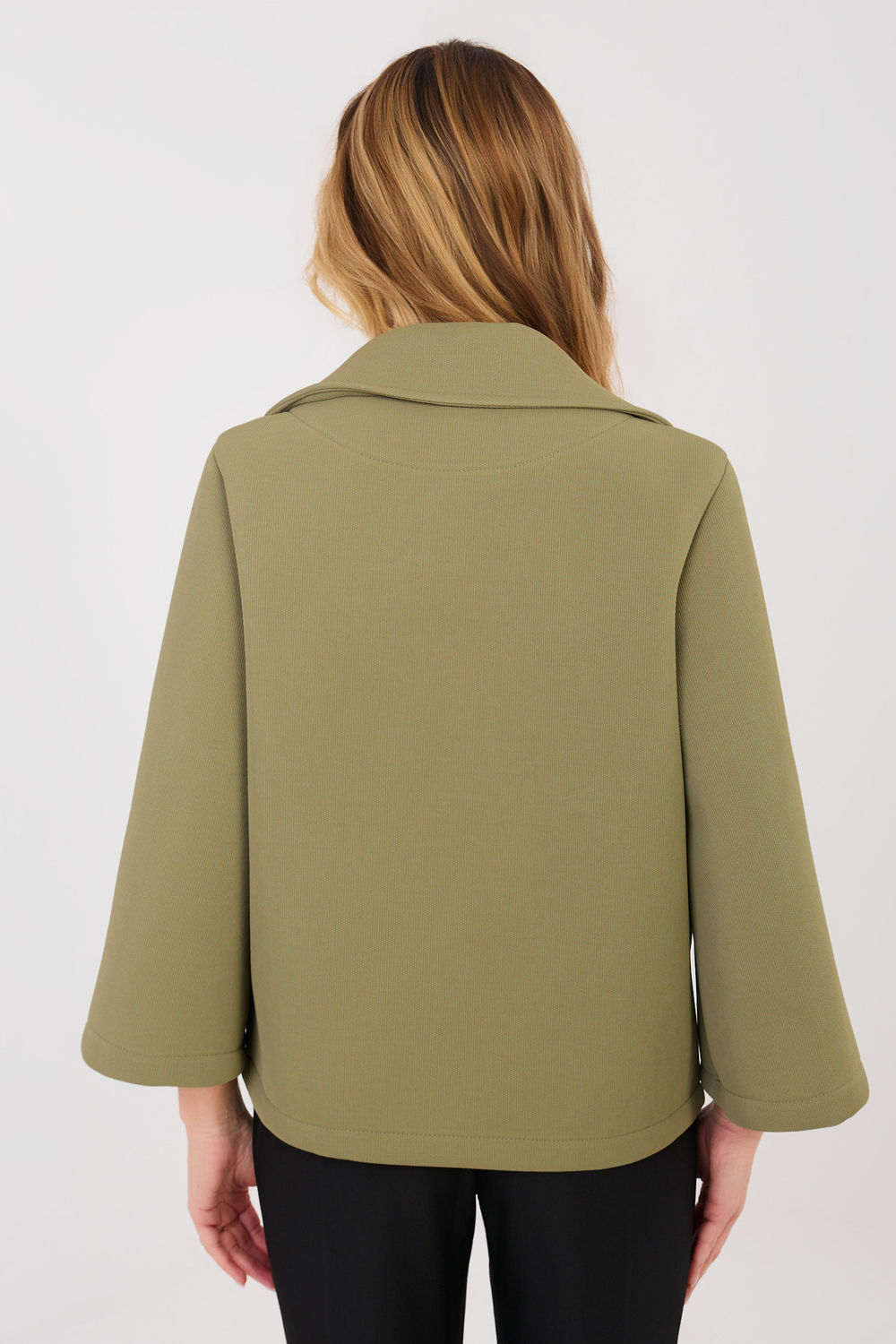 Płaszcz Damski Model IT-KR-FL8159-1.29 Khaki - Italy Moda - obrazek 3