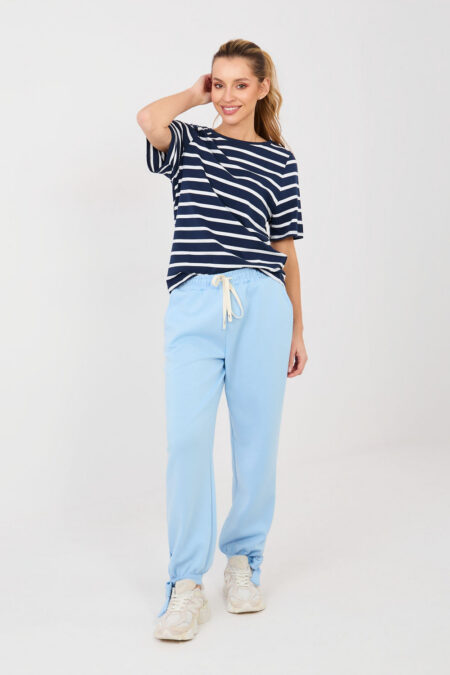 Spodnie Dresowe Model MI-SP-P6845.68 Light Blue - Italy Moda