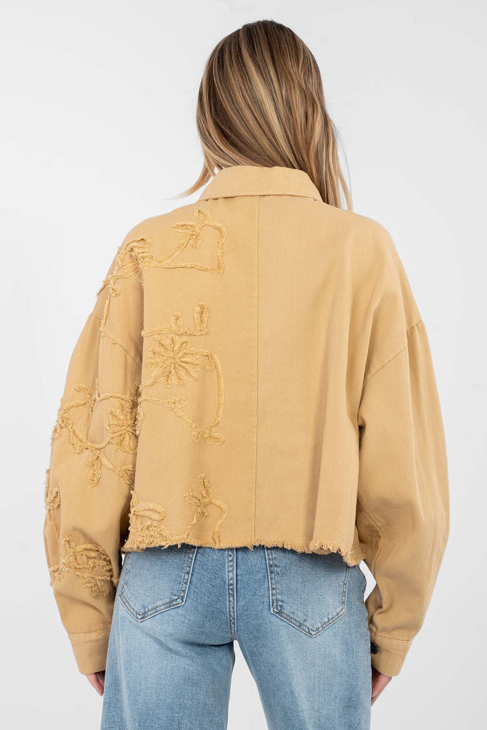Kurtka Damska Model IT-KR-FL9993.77 Camel - Rue Paris - obrazek 4