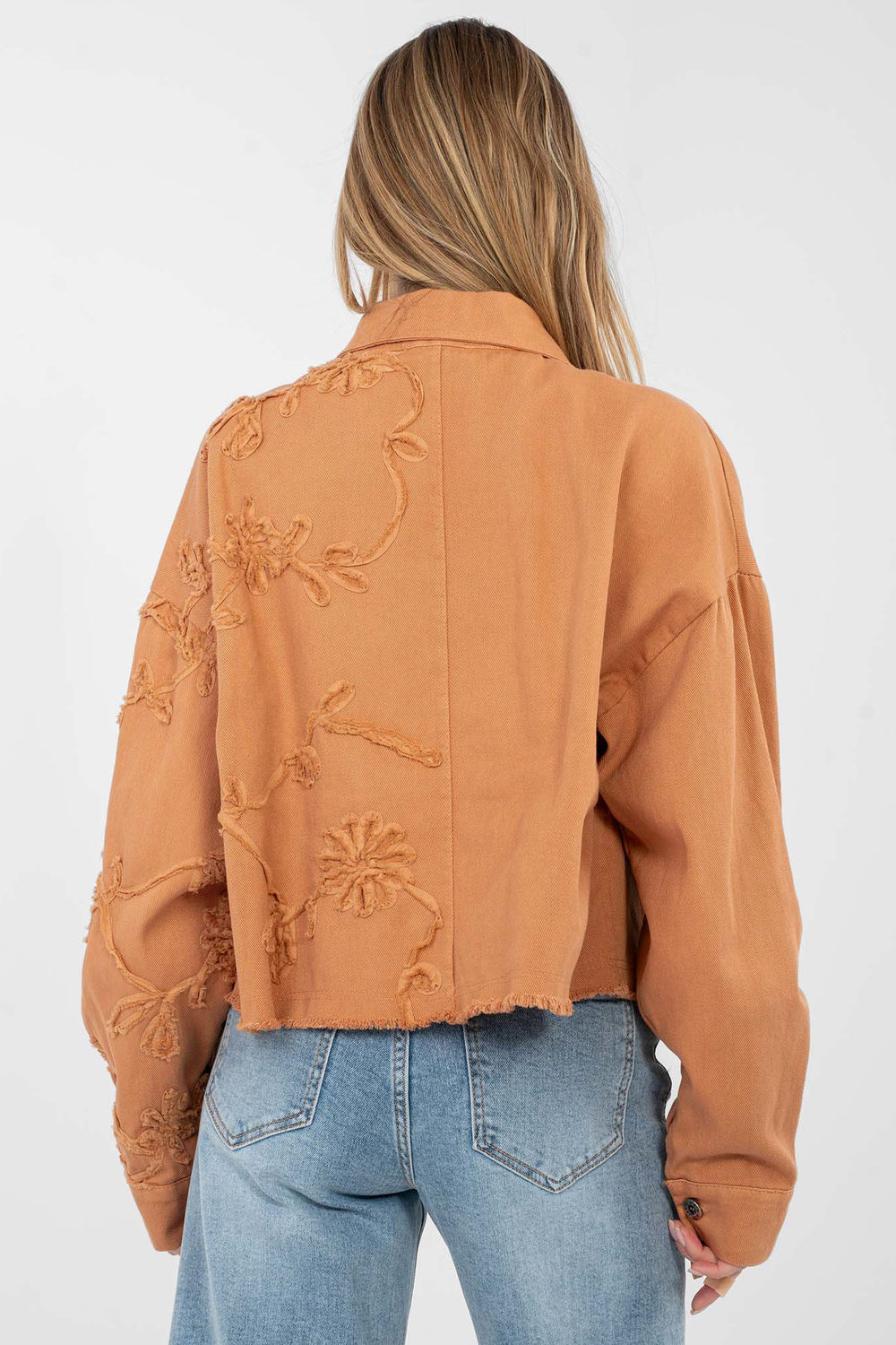 Kurtka Damska Model IT-KR-FL9993.77 Dark Orange - Rue Paris - obrazek 3