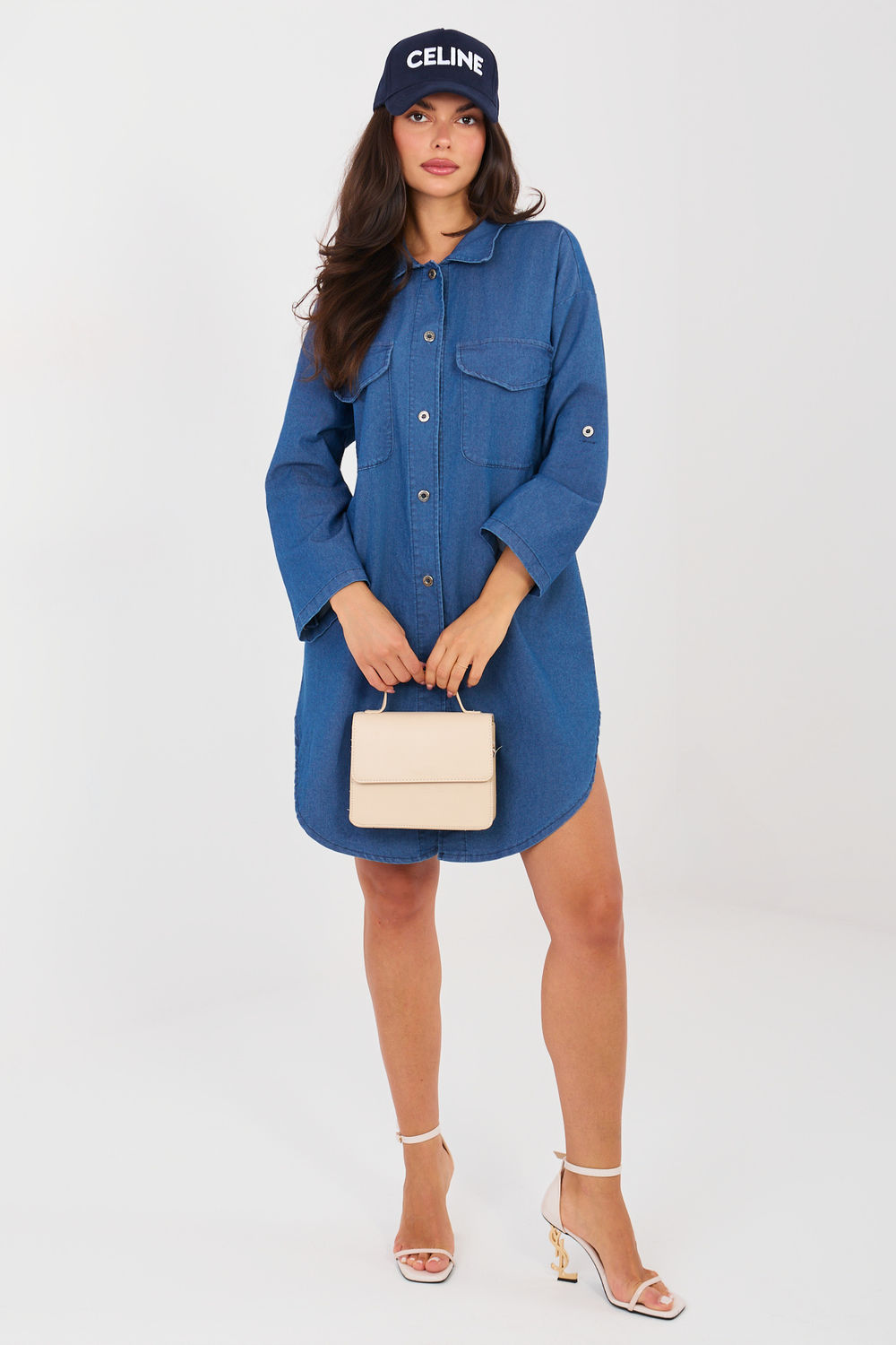 Sukienka Model IT-SK-L6071.93 Blue - Rue Paris - obrazek 2