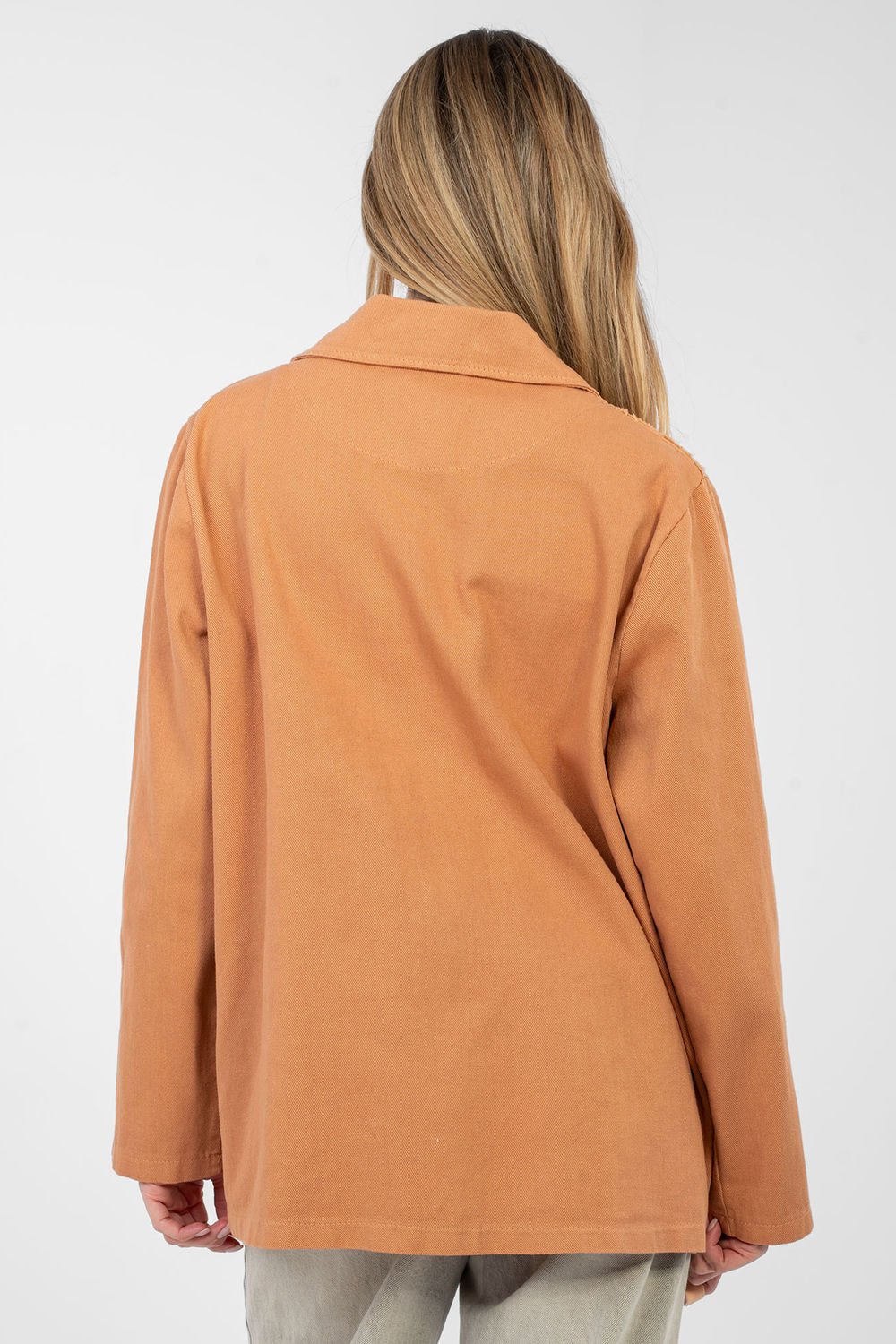 Marynarka Model IT-MA-FL9992.97 Dark Orange - Rue Paris - obrazek 3