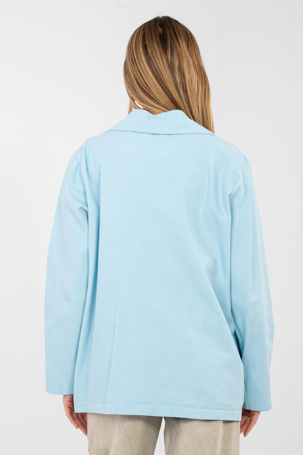 Marynarka Model IT-MA-FL9992.97 Light Blue - Rue Paris - obrazek 3