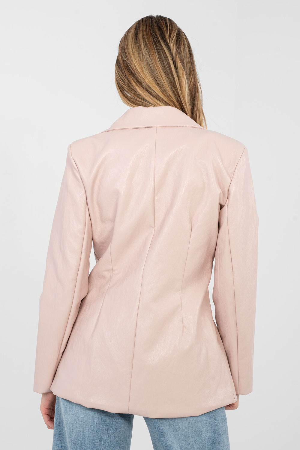 Marynarka Model IT-MA-FL10090.81 Light Pink - Rue Paris - obrazek 3