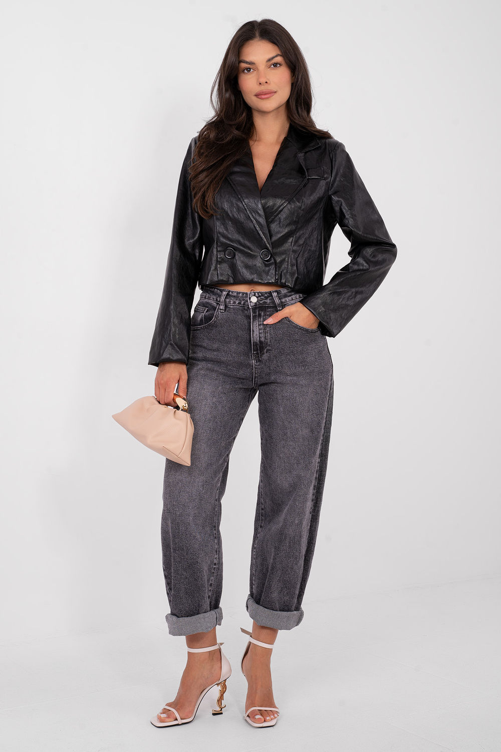 Marynarka Model IT-KR-FL9719-1.36 Black - Rue Paris - obrazek 2