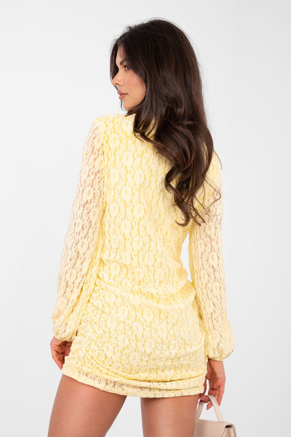 Sukienka Model IT-SK-9975.99 Light Yellow - Italy Moda - obrazek 3