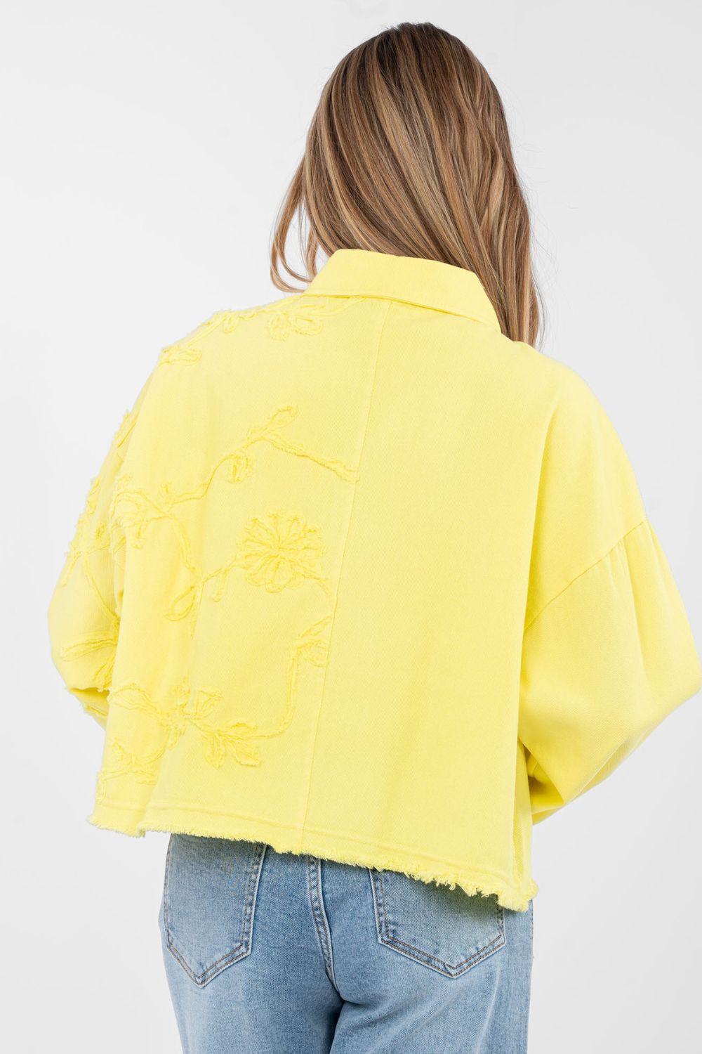 Kurtka Damska Model IT-KR-FL9993.77 Yellow - Rue Paris - obrazek 4