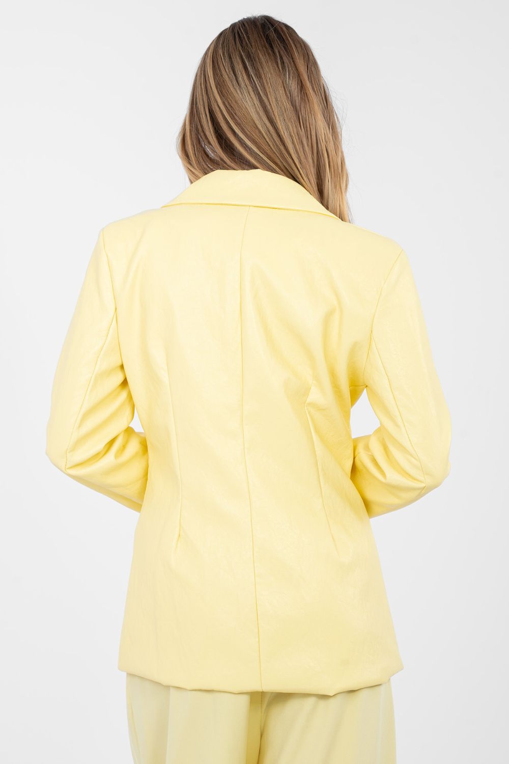 Marynarka Model IT-MA-FL10090.81 Light Yellow - Rue Paris - obrazek 4