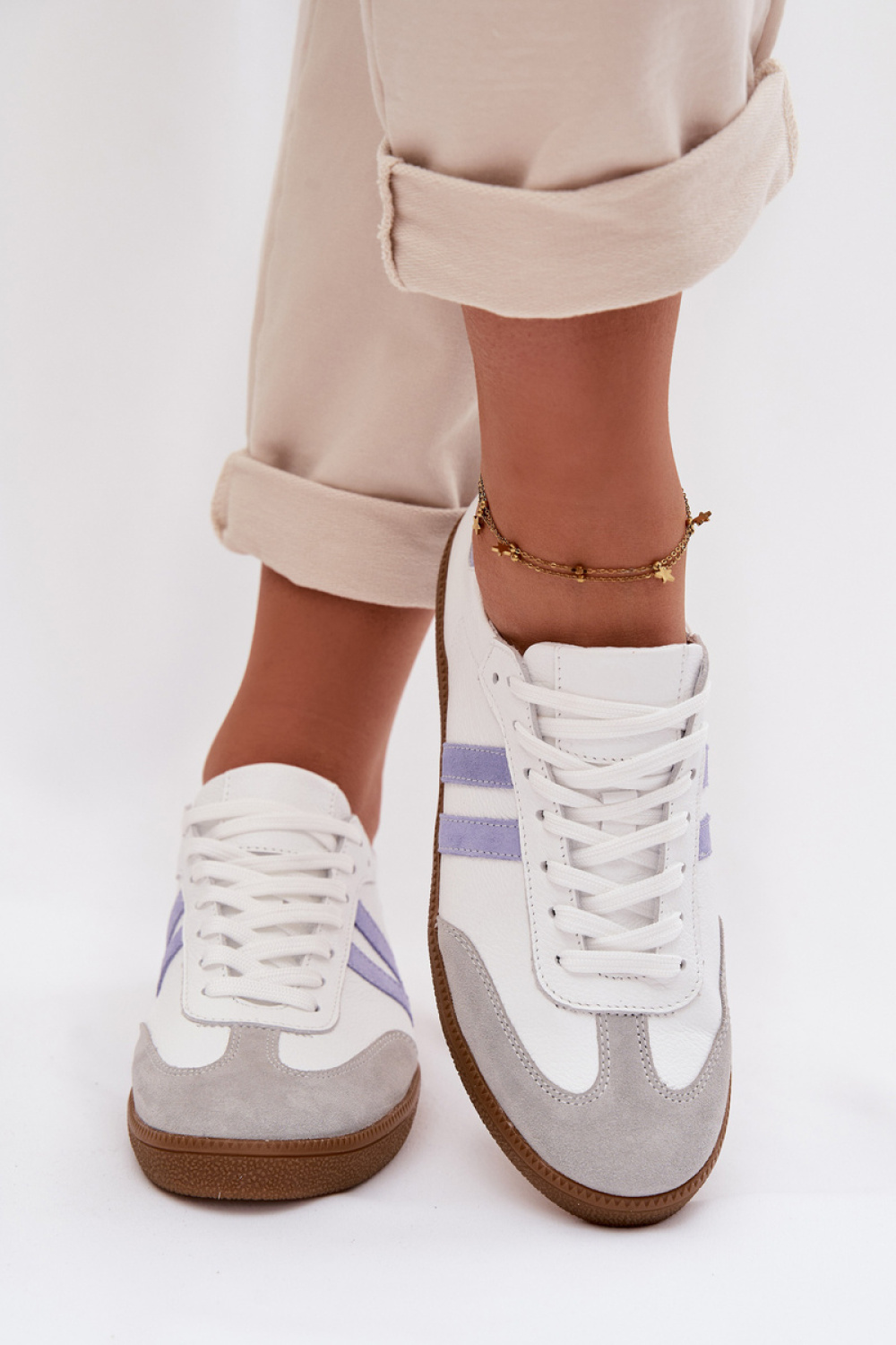 Buty Sportowe Model Zazoo N1068 White/Blue - Step in style - obrazek 3