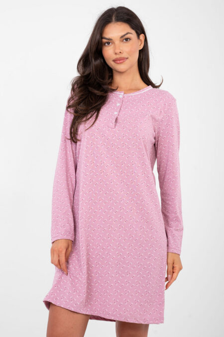 Koszulka nocna Koszula Nocna Model DU-KN-FP-105.36 Dark Pink - Forever Pink