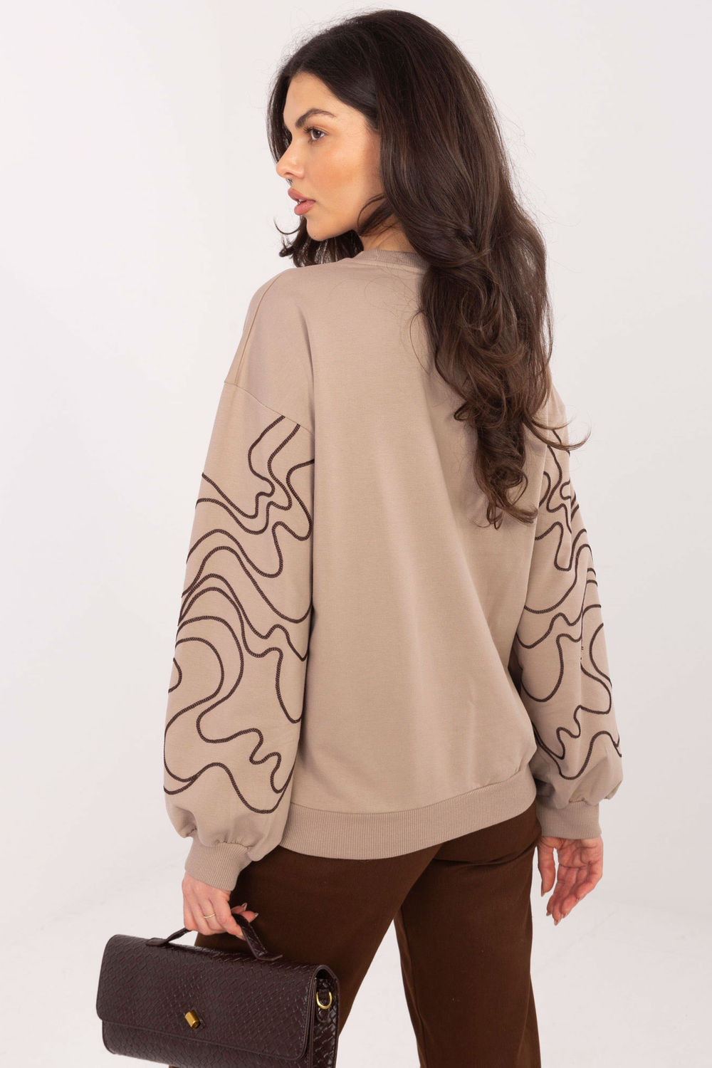 Bluza Model RV-BZ-A176.56 Dark Beige - Relevance - obrazek 3