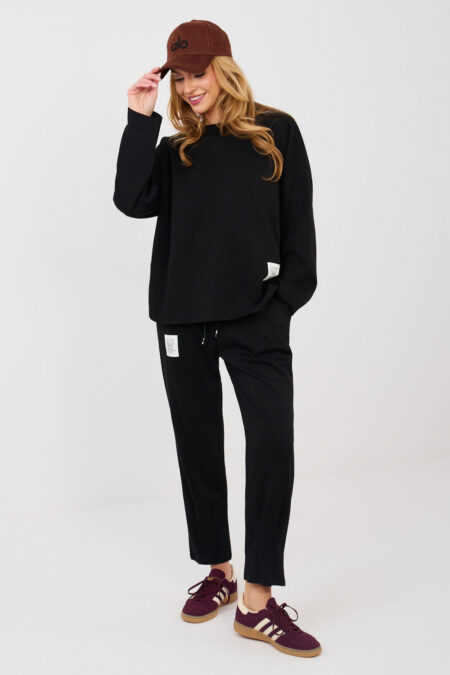 Spodnie Komplet Model IT-KMPL-20583.09P Black - Rue Paris