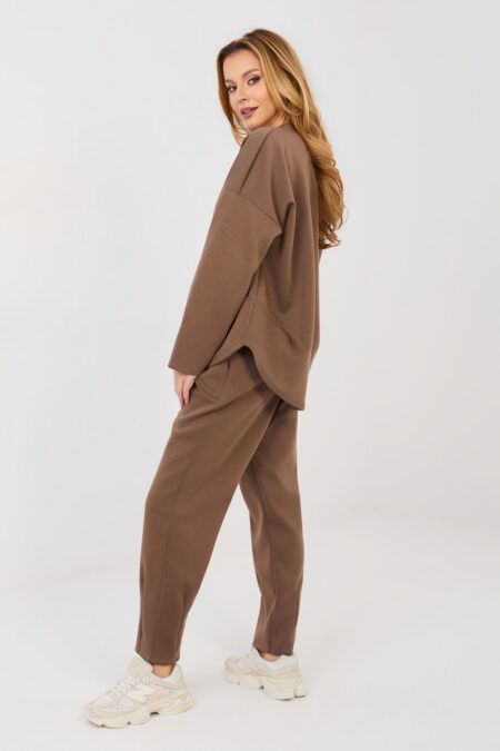 Spodnie Komplet Model IT-KMPL-20583.09P Brown - Rue Paris
