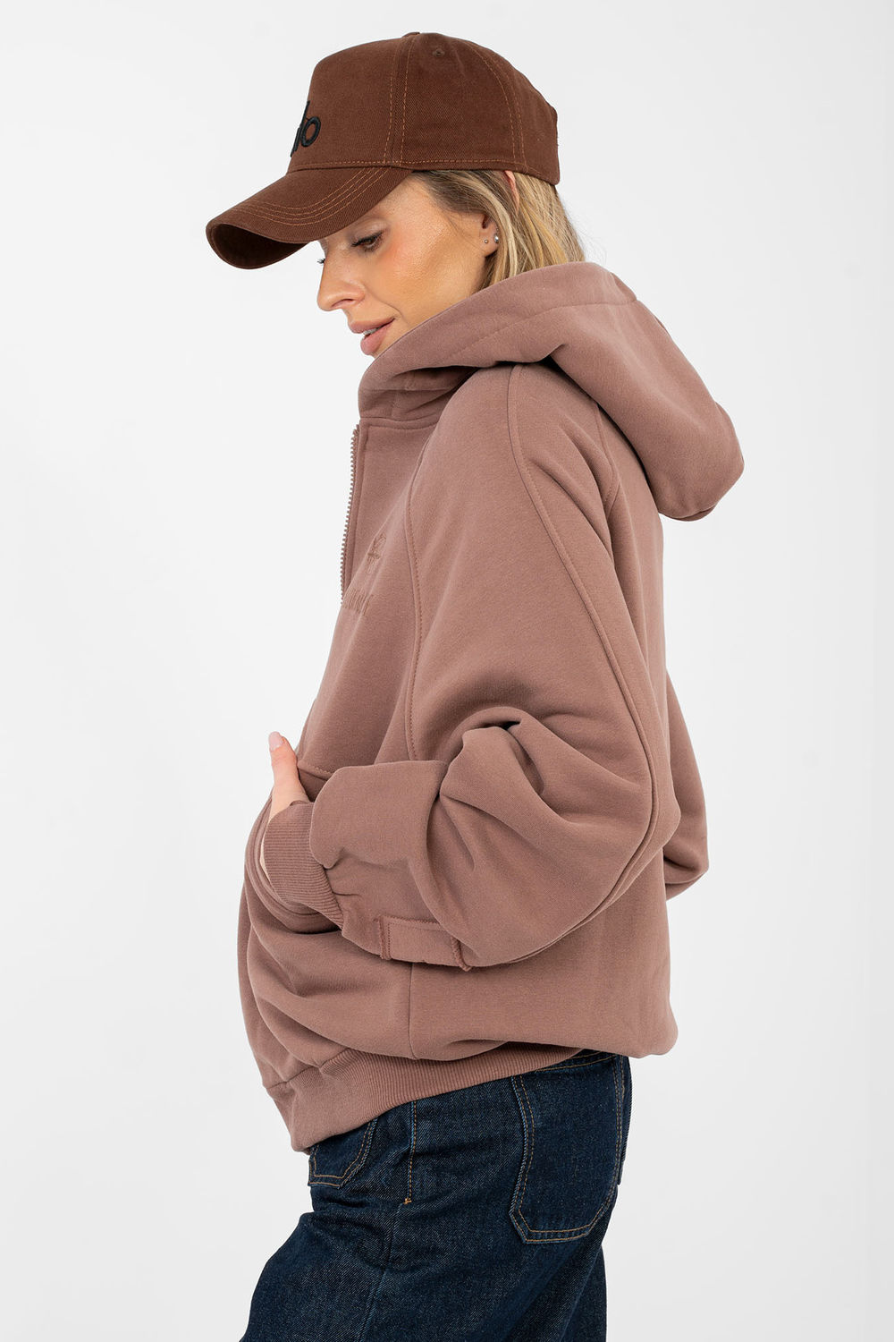 Bluza Damska Model NS-BL-NS2566.15 Brown - Factory Price - obrazek 4