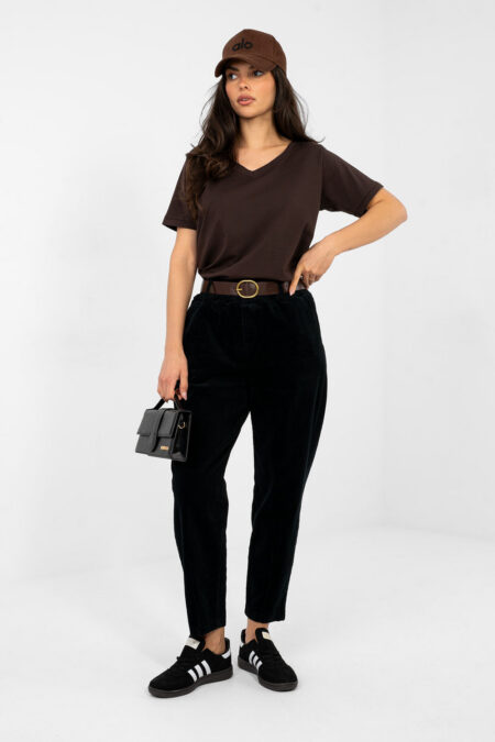 Spodnie Damskie Model IT-SP-FL9767-1.02 Black - Italy Moda