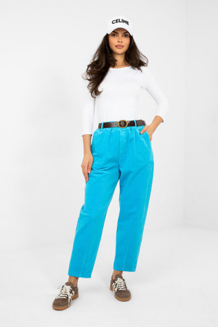 Spodnie Damskie Model IT-SP-FL9767-1.02 Blue - Italy Moda