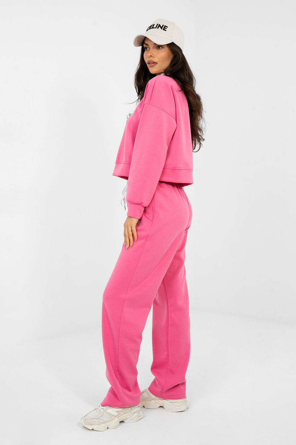 Spodnie Komplet Model IT-KMPL-22212.85 Dark Pink - Italy Moda - obrazek 2