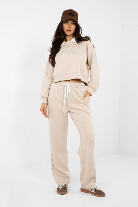 Spodnie Komplet Model IT-KMPL-22212.85 Light Beige - Italy Moda