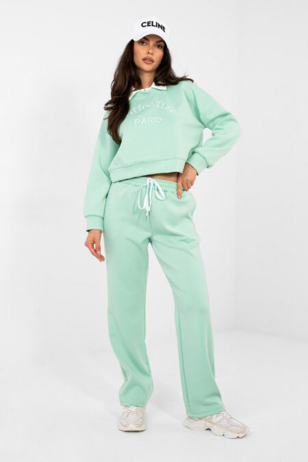 Spodnie Komplet Model IT-KMPL-22212.36 Light Green - Italy Moda