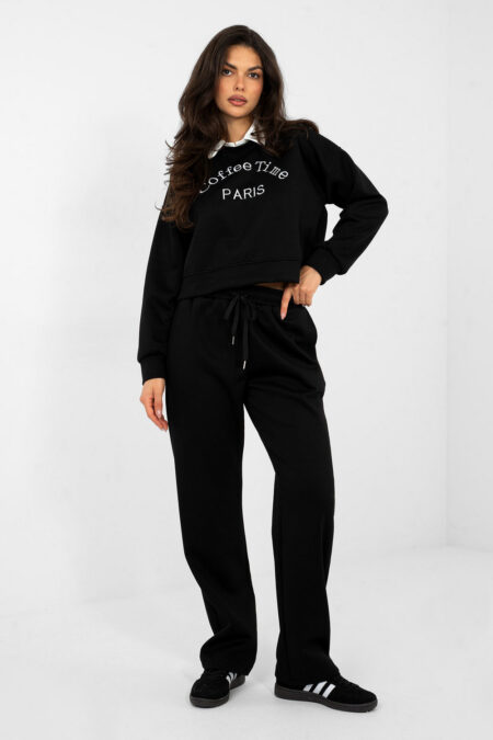 Spodnie Komplet Model IT-KMPL-22212.36 Black - Italy Moda