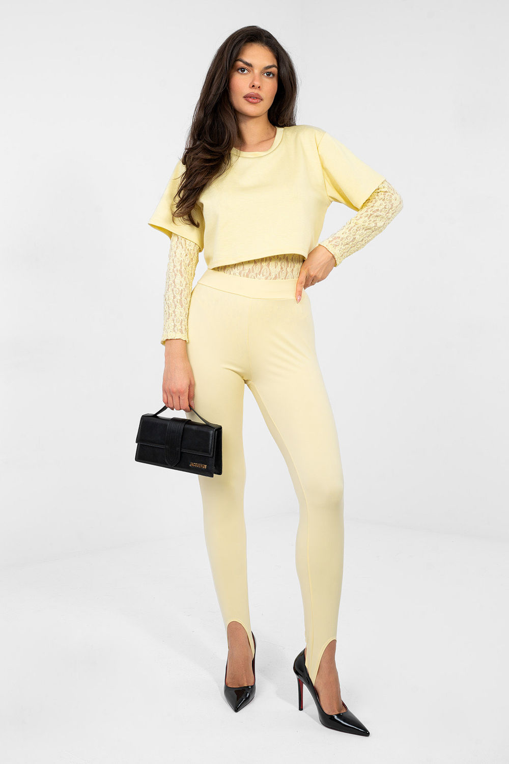 Body Model IT-BO-22159.82 Light Yellow - Italy Moda - obrazek 2