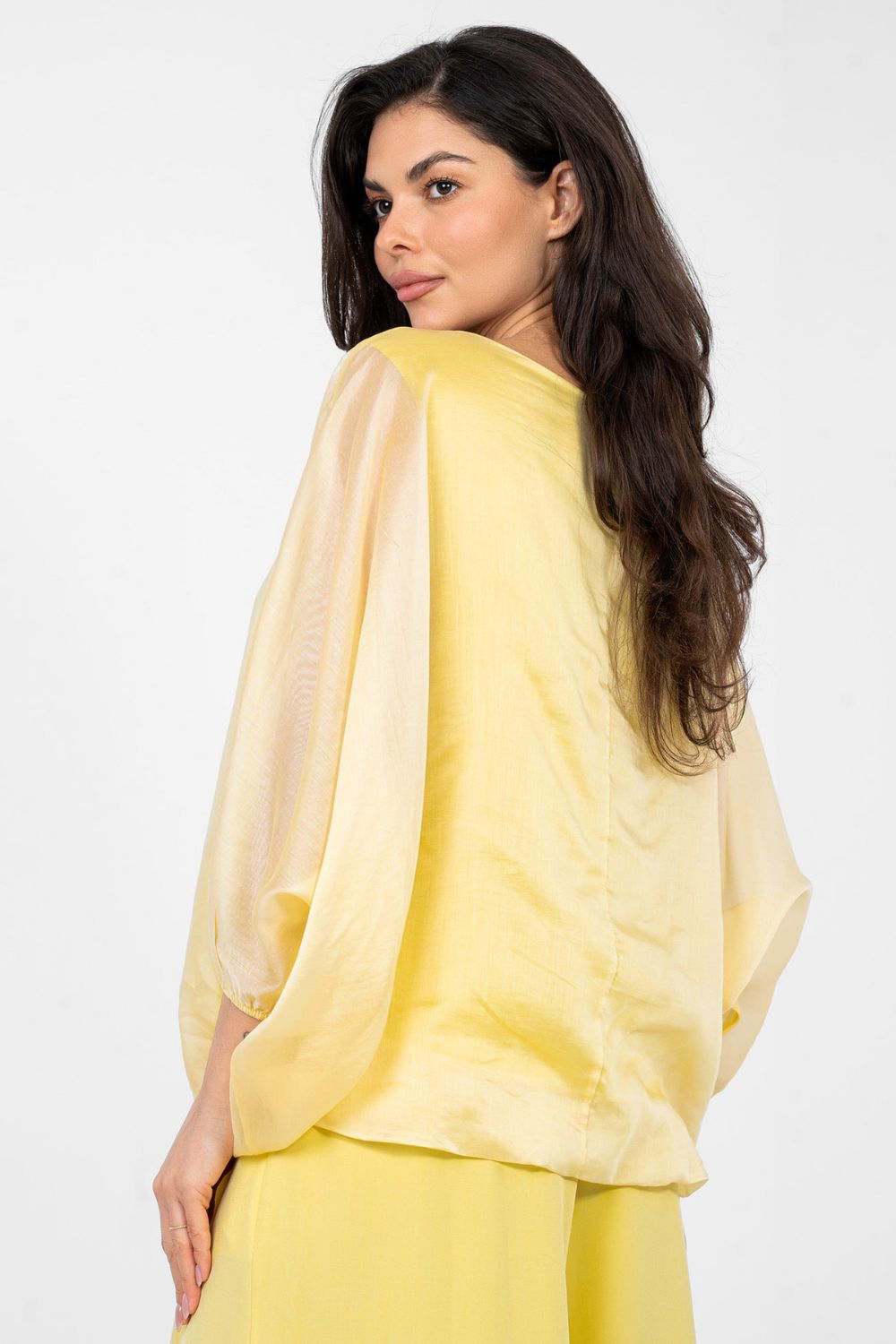 Bluzka Model IT-BZ-18868.81 Yellow - Italy Moda - obrazek 4