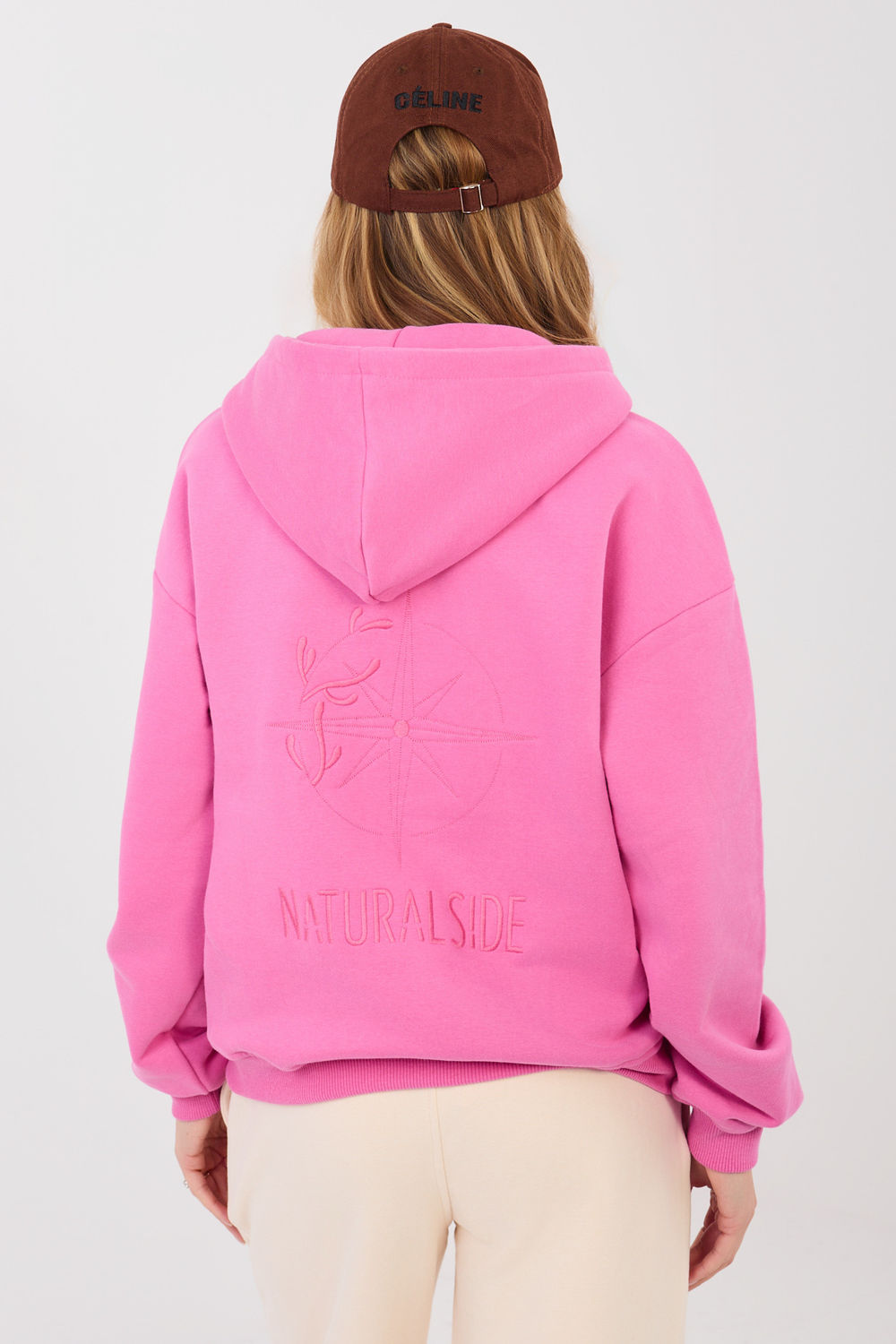 Bluza Damska Model NS-BL-NS2565.00 Dark Pink - Factory Price - obrazek 3