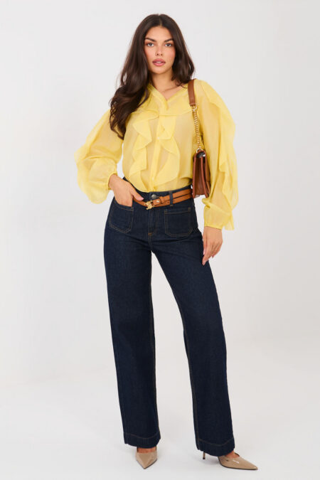 Koszula Damska Model IT-KS-29035.50 Yellow - Factory Price