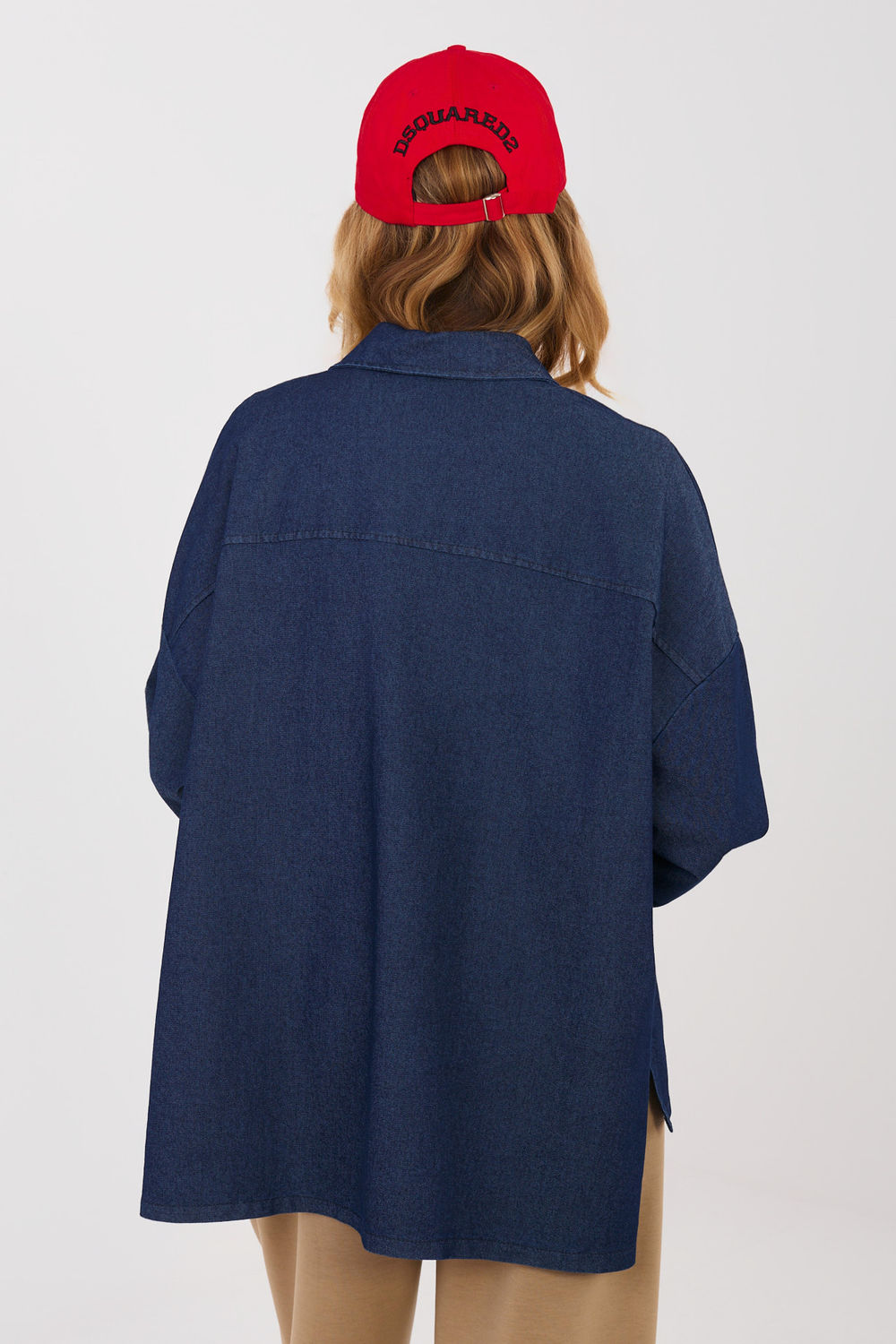 Koszula Damska Model IT-KS-FL9968.28 Navy - Italy Moda - obrazek 3