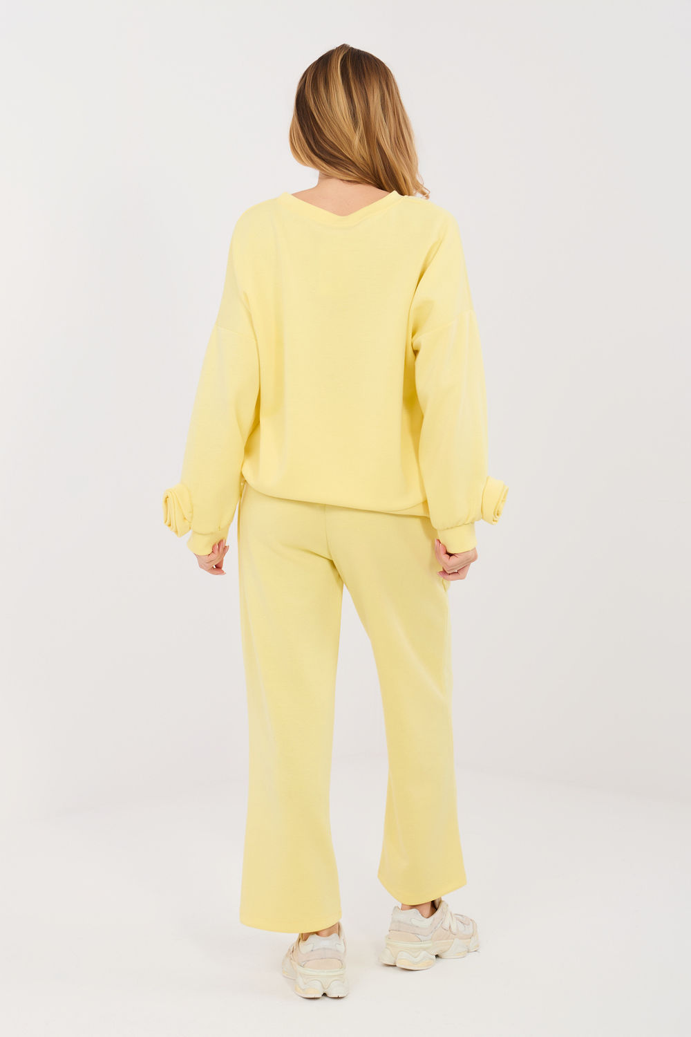 Spodnie Komplet Model IT-KMPL-10015.58 Light Yellow - Italy Moda - obrazek 3