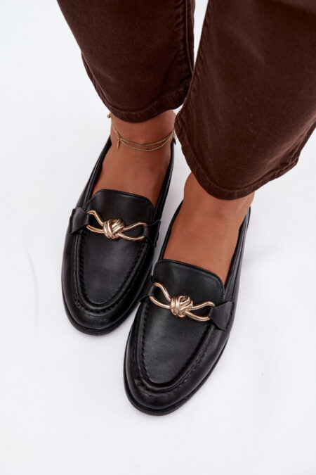 Loafersy Model Rosynne QQ-280 Black - Step in style