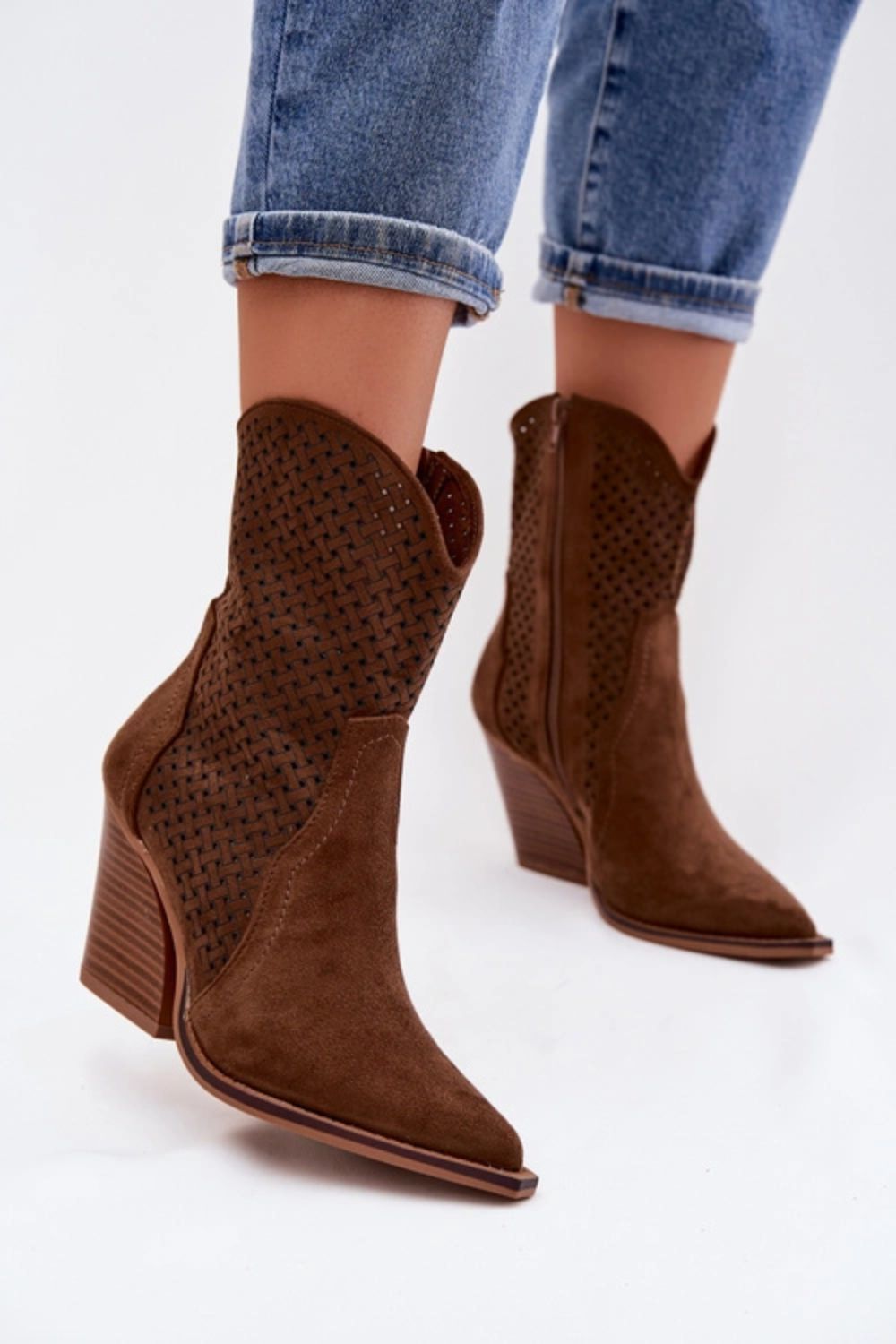Botki Model Rivorina D-009 Brown - Step in style - obrazek 3