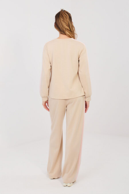 Spodnie Komplet Model IT-KMPL-22211.31 Beige - Rue Paris