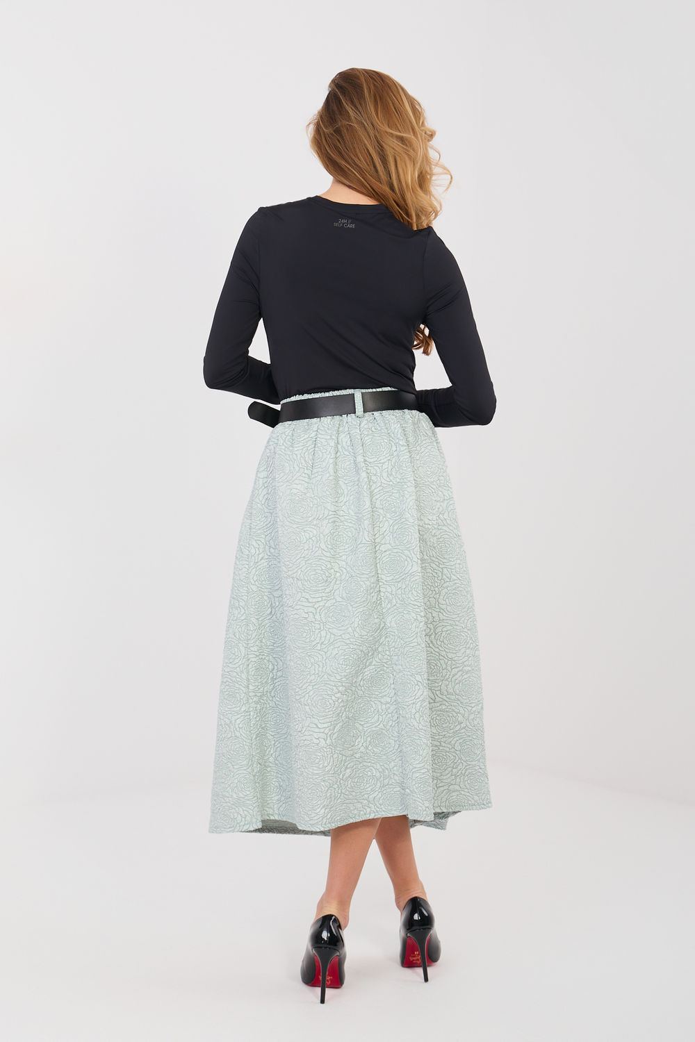 Spódnica Model IT-SD-18760.69 Mint - Rue Paris - obrazek 3