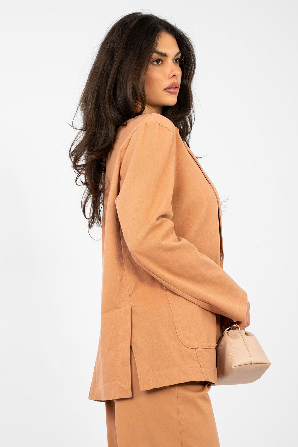 Marynarka Model IT-MA-FL7703.21P Dark Orange - Rue Paris - obrazek 2