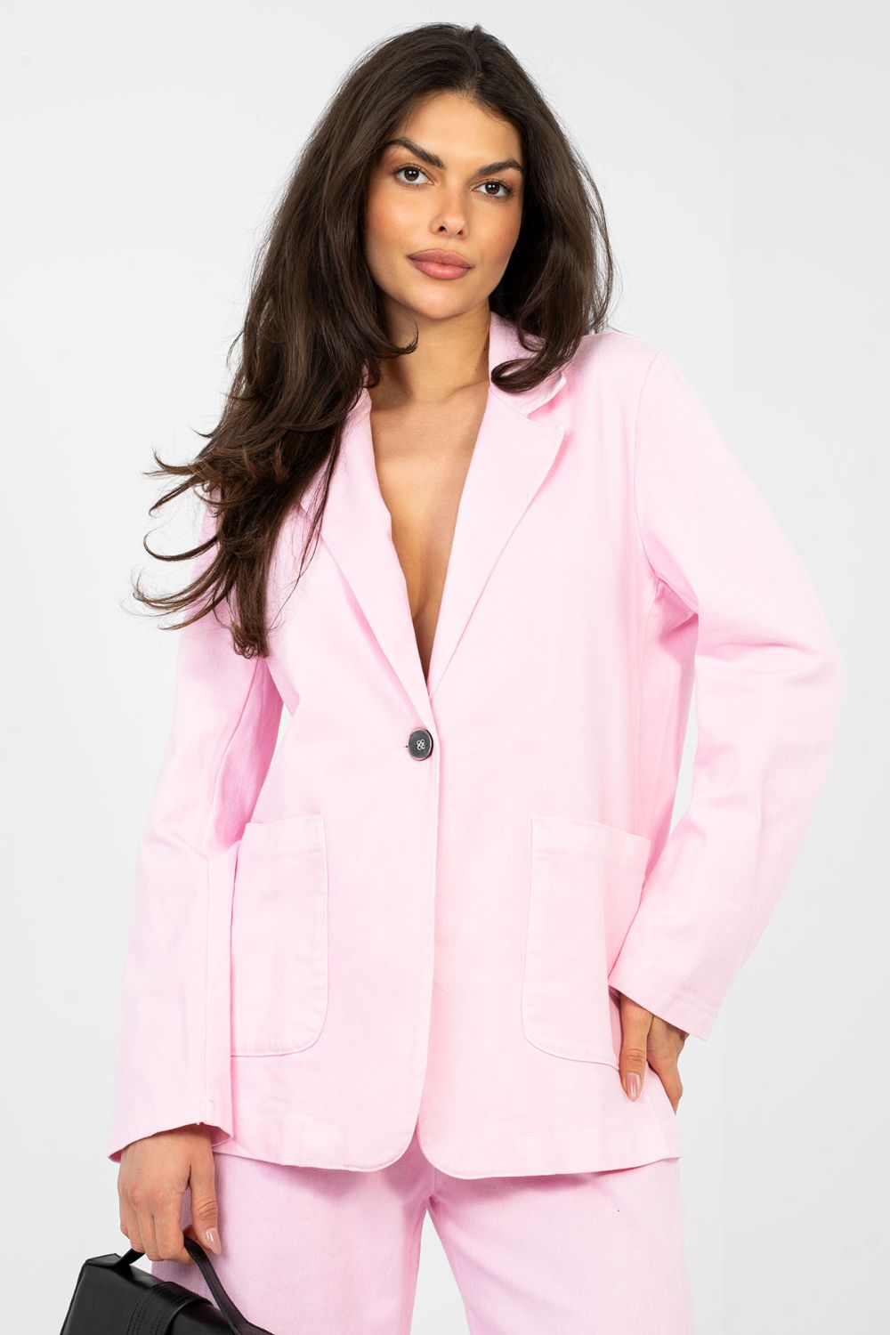 Marynarka Model IT-MA-FL7703.49 Light Pink - Rue Paris - obrazek 4