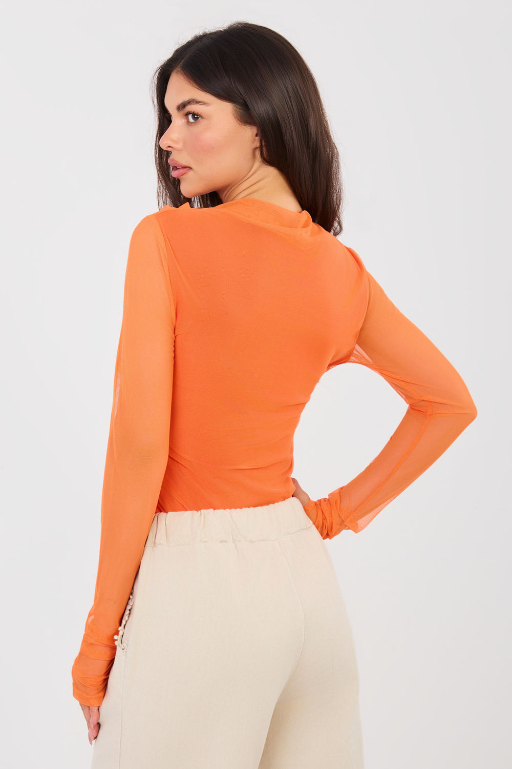 Bluzka Model IT-BZ-21830.04 Orange - Italy Moda - obrazek 3